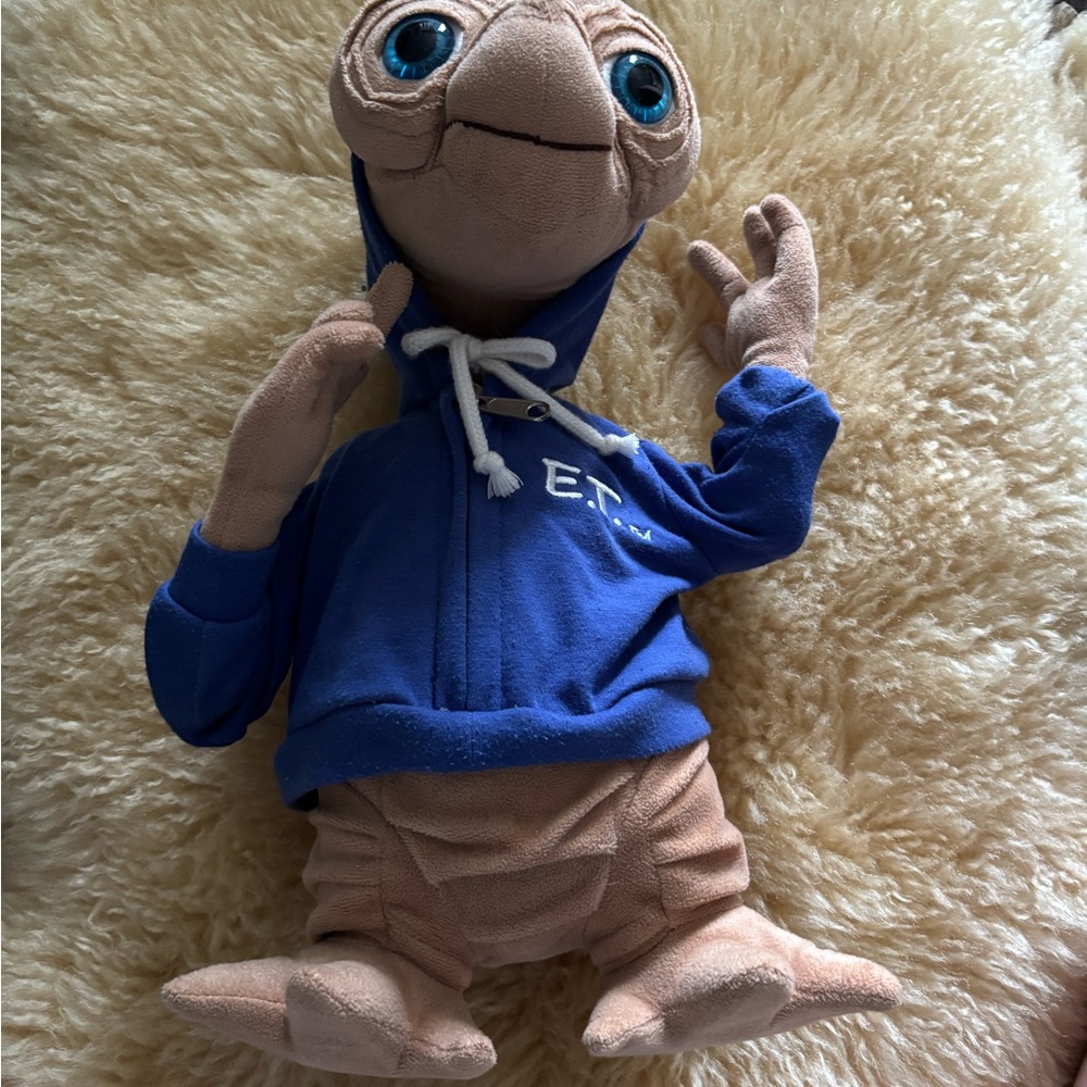 Universal Blue and Tan Stuffed Animal Plush Toy